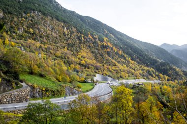 Andorra 'daki Pireneler Otobanı