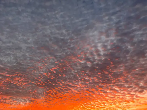 秋の明け方の雲 — ストック写真