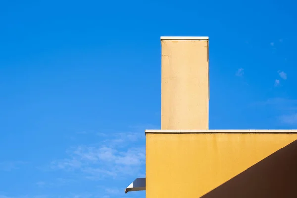 Detail Facade Building Geometric Shapes Colors — Stock Photo, Image