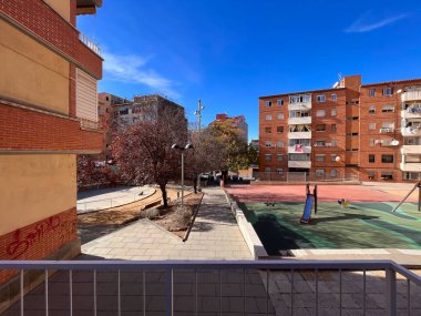 İspanya 'nın Barselona eyaletinde Rubi şehrinde bir apartman dairesi.