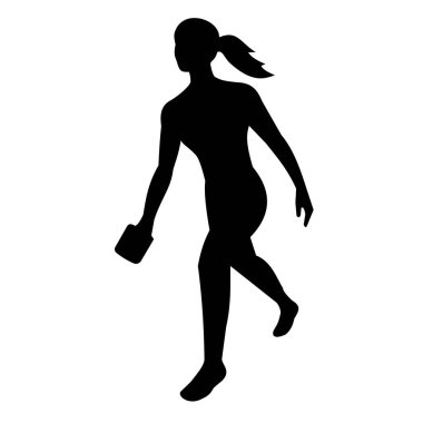 Fasulye torbası atan bir kadın mısır çuvalı oyuncusunun siluetinin kalıplı çizimi, bir başka deyişle çuval atma, ya da önden izole edilmiş arka planda siyah-beyaz retro tarzı yapılmış çantalar.