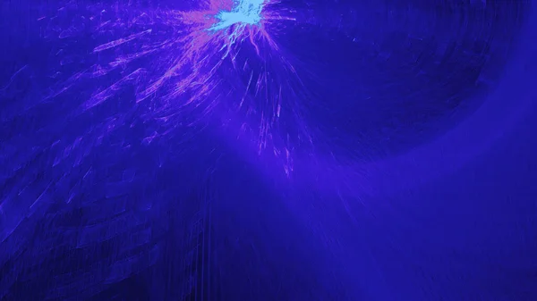 Design Abstrato Roxo Azul Rosa Curvas Partículas Fundo Escuro — Fotografia de Stock