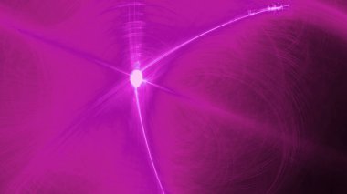 Pembe Çizgilerdeki Soyut Tasarım Eğriler ve Karanlık Arkaplan Parçacıkları