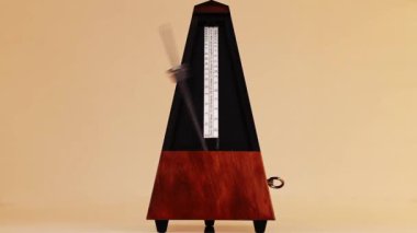 Andante Tempo 'da Mekanik Metronom Kolu ileri geri giderken çekilmiştir.