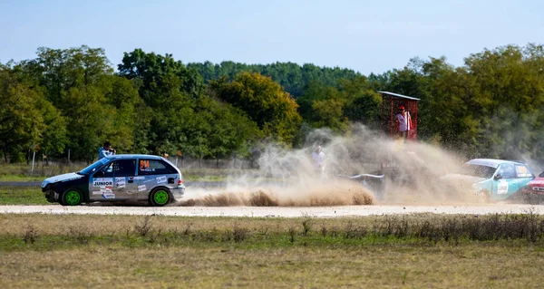 Kakucs Hungria Outubro 2022 Ação Durante Corridas Rallycross Kakucs Ring — Fotografia de Stock