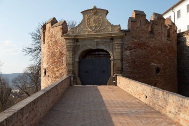 Siklos Kalesi baharda detaylarla dolu. Siklos Kalesi, Macaristan 'ın Siklos şehrinde bir ortaçağ kalesidir..