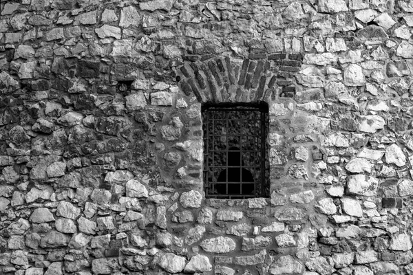 stock image Siklos castle in spring with details. The Castle of Siklos is a medieval castle in Siklos, Hungary.