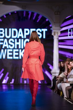 Hungary Budapest  25th Jubilee Budapest Fashion Week / Autumn. Fashion show on the runway 