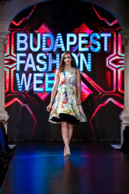 Hungary Budapest  25th Jubilee Budapest Fashion Week / Autumn. Fashion show on the runway 