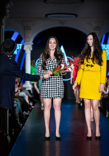 Budapest Hungary Nov Budapest Fashion Week Model Walks Acception Designers — Stock fotografie