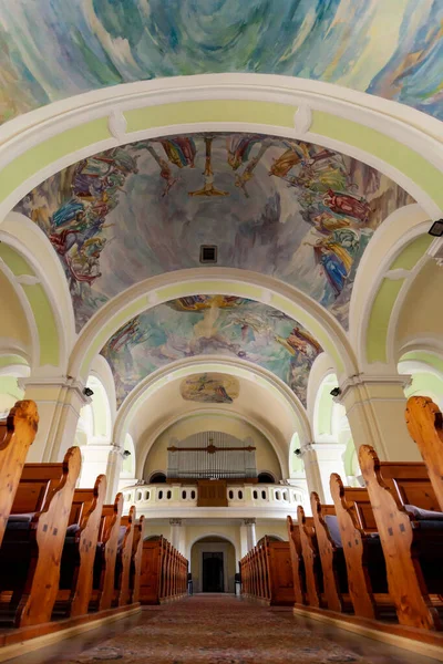 Ungern Fertoszentmiklos Maj 2023 Interiören Sankt Nikolaus Kyrka Byggdes Gotisk — Stockfoto