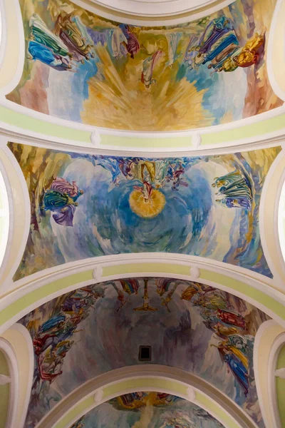 Венгрия Fertoszentmiklos Мая 2023 Интерьер Церкви Святого Николая Построен Готическом — стоковое фото