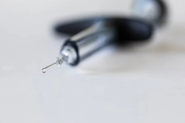 医用一次性注射器用针 针头塑料注射器 — 图库照片