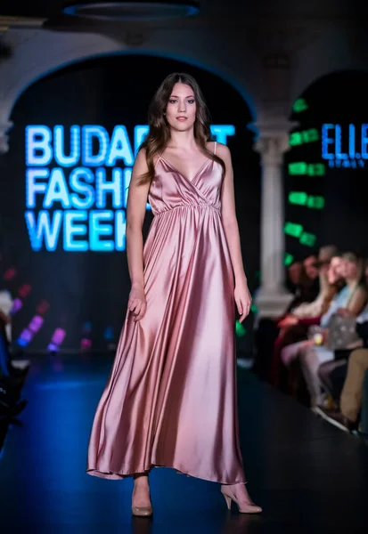 Budapest Hungary May 2023 Budapest Fashion Week Collections Designer Elli — стокове фото