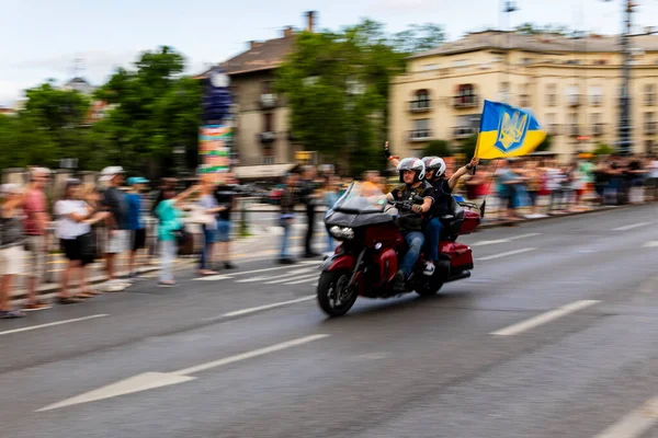 Будапешт Венгрия Июнь 2023 Harley Davidson 120 Летний Мотоцикл Велосипеды — стоковое фото