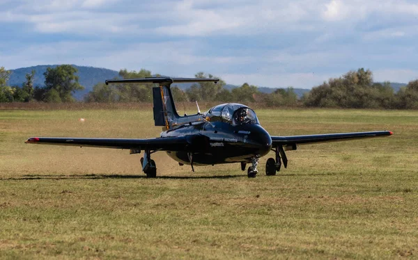 2022年9月12日 Borgondi Airshow 159战斗机训练机 在薄荷状态下 免费公共活动 — 图库照片