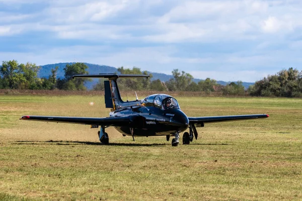 2022年9月12日 Borgondi Airshow 159战斗机训练机 在薄荷状态下 免费公共活动 — 图库照片