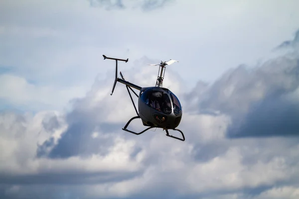 Боргонд Угорщина Вересня 2022 Року Боргоні Ейршоу Вертоліт Bell Ятному — стокове фото