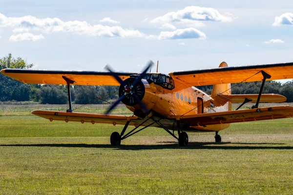 Borprobléma Magyarország Szeptember 2022 Borgondi Airshow Antonov Repülőgép Mentális Állapotban — Stock Fotó