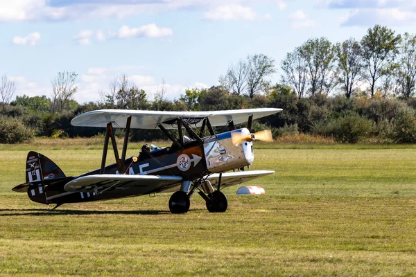 Borgond Macaristan Eylül 2022 Borgondi Airshow Vintage Uçakları Çok Iyi — Stok fotoğraf