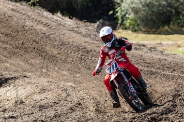 Macaristan Bugyi. 01 Ekim 2023: CL4 Offroad Motocross Şampiyonası Elit MX1, MX2,