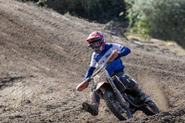 Macaristan Bugyi. 01 Ekim 2023: CL4 Offroad Motocross Şampiyonası Elit MX1, MX2,