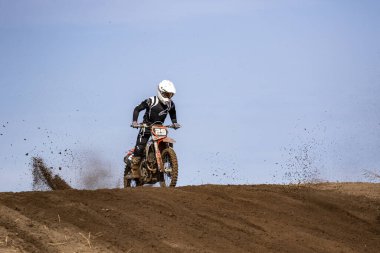 Macaristan Bugyi. 01 Ekim 2023: CL4 Offroad Motocross Şampiyonası Elit MX1, MX2,