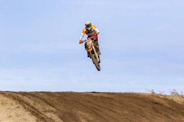 Macaristan Bugyi. 01 Ekim 2023: CL4 Offroad Motocross Şampiyonası Elit MX1, MX2,