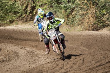 Macaristan Bugyi. 01 Ekim 2023: CL4 Offroad Motocross Şampiyonası Elit MX1, MX2,