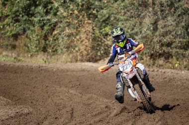 Macaristan Bugyi. 01 Ekim 2023: CL4 Offroad Motocross Şampiyonası Elit MX1, MX2,