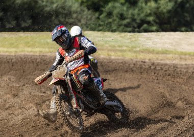 Macaristan Bugyi. 01 Ekim 2023: CL4 Offroad Motocross Şampiyonası Elit MX1, MX2,