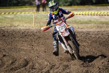 Macaristan Bugyi. 01 Ekim 2023: CL4 Offroad Motocross Şampiyonası Elit MX1, MX2,