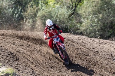 Macaristan Bugyi. 01 Ekim 2023: CL4 Offroad Motocross Şampiyonası Elit MX1, MX2,