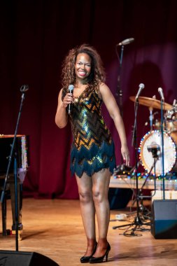 Gyor Macaristan - 02 Aralık 2022 Boogie Woogie festivali. Richter Hall Festivali 'nde Dniel Balzs Üçlüsü ve daha birçok canlı müzik çalıyor.. 