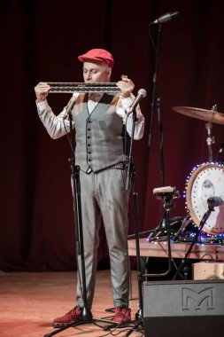 Gyor Macaristan - 02 Aralık 2022 Boogie Woogie festivali. Richter Hall Festivali 'nde Dniel Balzs Üçlüsü ve daha birçok canlı müzik çalıyor.. 