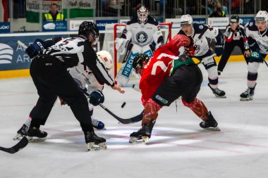 Macaristan Szekesfehervar 19. Nisan. - 24. Macaristan, Norveç buz hokeyi maçını 2-1 kazanarak kazandı..  