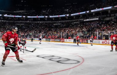 Budapeşte Macaristan Mayıs. 07 2024 Kanada - Macaristan hokey maçında her iki ülke milli takımları da yer aldı. Kanada - Macaristan 4: 0 