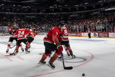 Budapeşte Macaristan Mayıs. 07 2024 Kanada - Macaristan hokey maçında her iki ülke milli takımları da yer aldı. Kanada - Macaristan 4: 0 