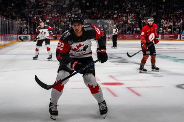 Budapeşte Macaristan Mayıs. 07 2024 Kanada - Macaristan hokey maçında her iki ülke milli takımları da yer aldı. Kanada - Macaristan 4: 0 