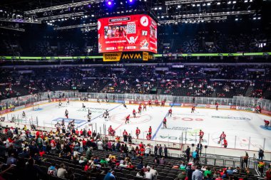 Budapeşte Macaristan Mayıs. 07 2024 Kanada Macaristan hokey maçında her iki ülke de Ulusal Takım. Kanada - Macaristan 4: 0 