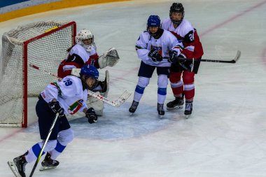 Macaristan Budapeşte 5 Ocak 2025 Bayanlar Dünya Buz Hokeyi Şampiyonası Norveç - Almanya 2-4