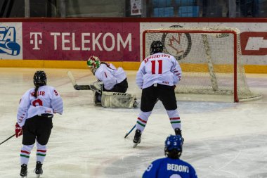 Macaristan Budapeşte 7 Ocak 2025 Bayanlar Dünya Buz Hokeyi Şampiyonası Macaristan 4-0