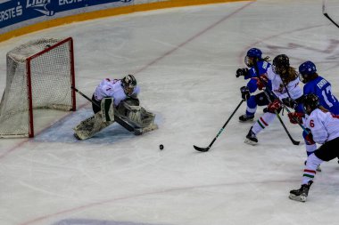 Macaristan Budapeşte 7 Ocak 2025 Bayanlar Dünya Buz Hokeyi Şampiyonası Macaristan 4-0