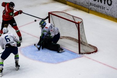 Macaristan Szekesfehervar 2 Mayıs 2025 Dünya Şampiyonası buz hokeyi karşılaşması Macaristan - Slovenya 2-4