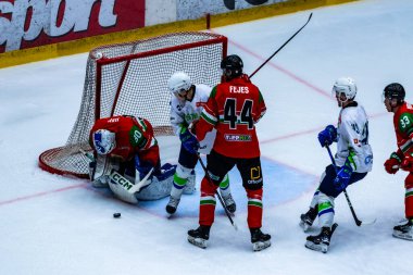 Macaristan Szekesfehervar 2 Mayıs 2025 Dünya Şampiyonası buz hokeyi karşılaşması Macaristan - Slovenya 2-4