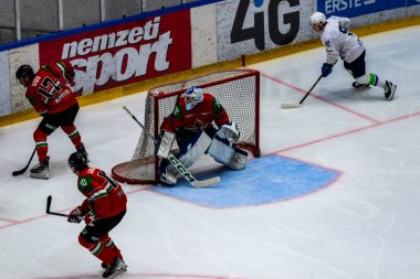 Macaristan Szekesfehervar 2 Mayıs 2025 Dünya Şampiyonası buz hokeyi karşılaşması Macaristan - Slovenya 2-4