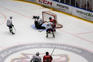 Macaristan Szekesfehervar 2 Mayıs 2025 Dünya Şampiyonası buz hokeyi karşılaşması Macaristan - Slovenya 2-4