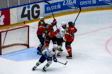 Macaristan Szekesfehervar 2 Mayıs 2025 Dünya Şampiyonası buz hokeyi karşılaşması Macaristan - Slovenya 2-4