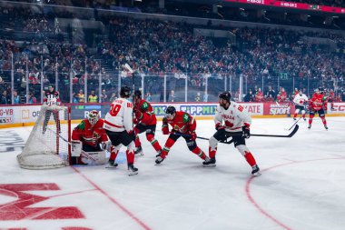 Macaristan Budapeşte 2 Mayıs 2025: Buz Hokeyi Dünya Şampiyonası ısınma maçı. Canda - Macaristan 6-0