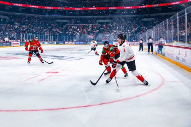 Macaristan Budapeşte 2 Mayıs 2025: Buz Hokeyi Dünya Şampiyonası ısınma maçı. Canda - Macaristan 6-0